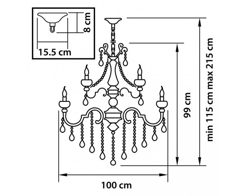 Заказать Подвесная люстра Lightstar 787182| VIVID-LIGHT.RU
