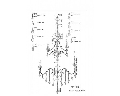 Заказать Подвесная люстра Lightstar 787182| VIVID-LIGHT.RU