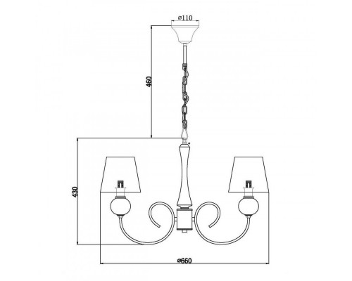 Заказать Подвесная люстра Vele Luce VL1973L05| VIVID-LIGHT.RU