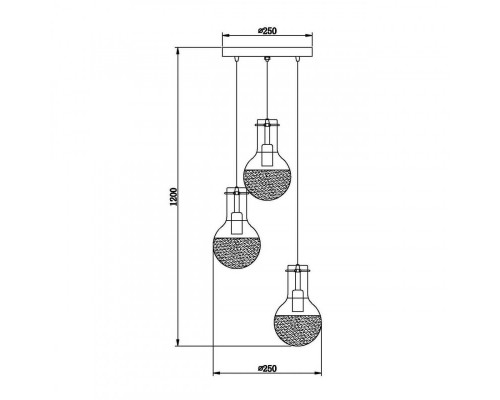 Купить Подвесная люстра Vele Luce VL1913P05| VIVID-LIGHT.RU