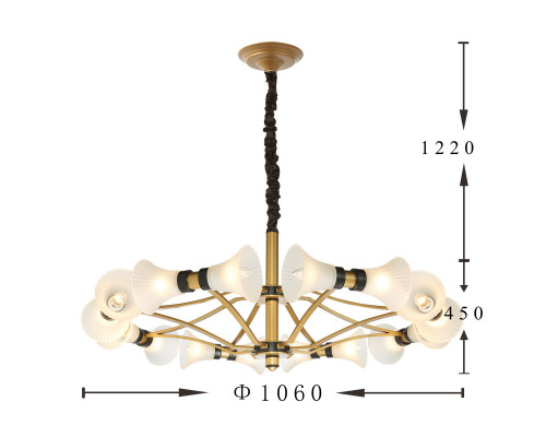 Купить Подвесная люстра Favourite 2549-16P| VIVID-LIGHT.RU