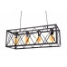 Купить Подвесная люстра Lumina Deco LDP 11535-4 BK| VIVID-LIGHT.RU