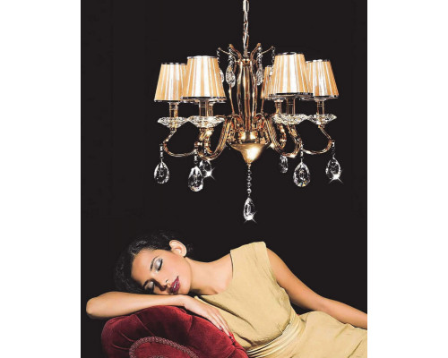 Заказать Подвесная люстра Lumina Deco LDP 9267-6 GD| VIVID-LIGHT.RU