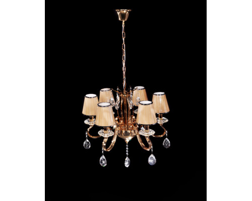 Заказать Подвесная люстра Lumina Deco LDP 9267-6 GD| VIVID-LIGHT.RU