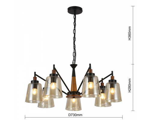 Заказать Подвесная люстра F-Promo 2632-7P| VIVID-LIGHT.RU