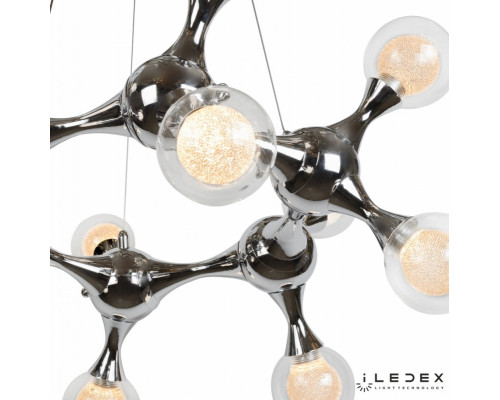 Купить Подвесная люстра iLedex C4465-12R CR| VIVID-LIGHT.RU