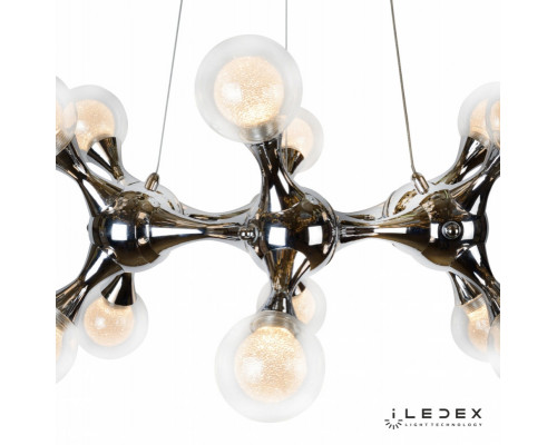 Купить Подвесная люстра iLedex C4465-12R CR| VIVID-LIGHT.RU