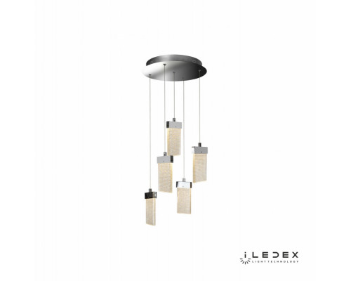 Сделать заказ Подвесная люстра iLedex C4430-5R CR| VIVID-LIGHT.RU