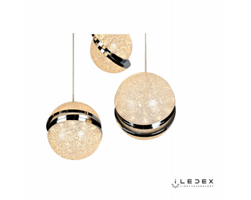 Оформить заказ Подвесная люстра iLedex C4474-5R CR| VIVID-LIGHT.RU