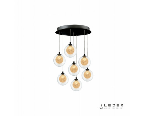 Оформить заказ Подвесная люстра iLedex C4457-7R CR| VIVID-LIGHT.RU