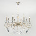 Сделать заказ Подвесная люстра Eurosvet 10104/8 античная бронза/прозрачный хрусталь Strotskis| VIVID-LIGHT.RU