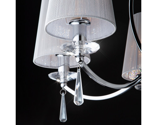 Оформить заказ Подвесная люстра Eurosvet 60079/5 хром| VIVID-LIGHT.RU