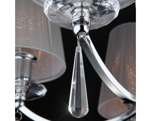 Оформить заказ Подвесная люстра Eurosvet 60079/5 хром| VIVID-LIGHT.RU