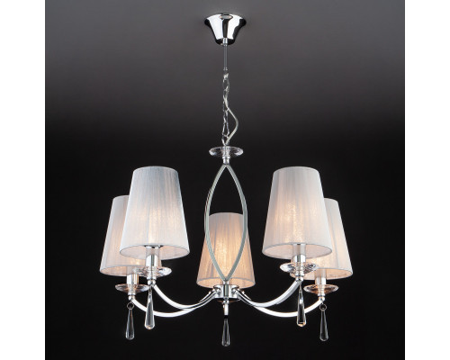 Оформить заказ Подвесная люстра Eurosvet 60079/5 хром| VIVID-LIGHT.RU