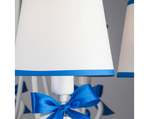 Заказать Подвесная люстра Eurosvet 60066/8 белый/синий| VIVID-LIGHT.RU