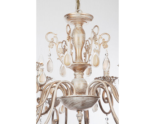 Заказать Подвесная люстра Eurosvet 10009/12 белый с золотом| VIVID-LIGHT.RU