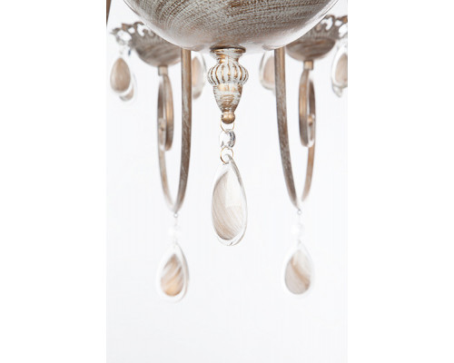 Заказать Подвесная люстра Eurosvet 10009/12 белый с золотом| VIVID-LIGHT.RU