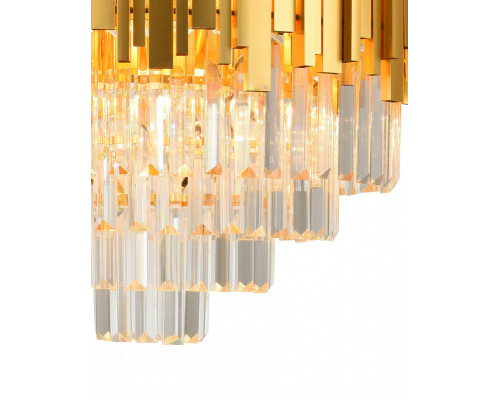 Оформить заказ Подвесная люстра Natali Kovaltseva VERTIGO 81440/8C GOLD| VIVID-LIGHT.RU