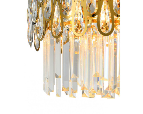 Сделать заказ Подвесная люстра Natali Kovaltseva NAVIS 76019/5C GOLD| VIVID-LIGHT.RU