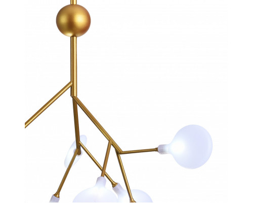 Заказать Подвесная люстра Natali Kovaltseva GRACE 75124/6С GOLD SATIN| VIVID-LIGHT.RU