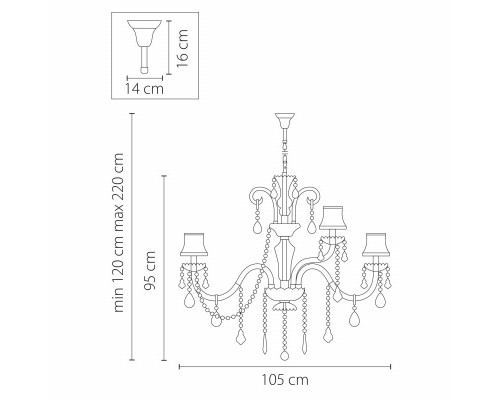 Купить Подвесная люстра Lightstar 715187| VIVID-LIGHT.RU