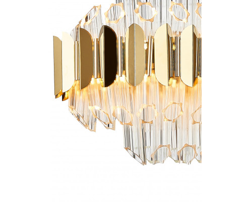 Оформить заказ Подвесная люстра Natali Kovaltseva RIVERA 81443/14C GOLD| VIVID-LIGHT.RU