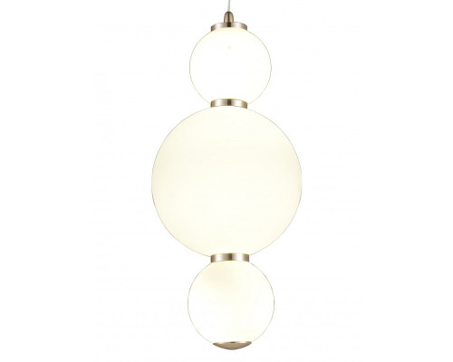 Оформить заказ Подвесная люстра Natali Kovaltseva LED LAMPS 81100/3C GOLD WHITE| VIVID-LIGHT.RU