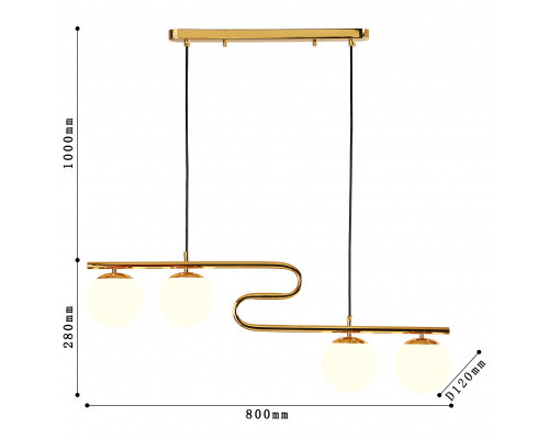 Оформить заказ Подвесная люстра F-Promo 4037-4P| VIVID-LIGHT.RU