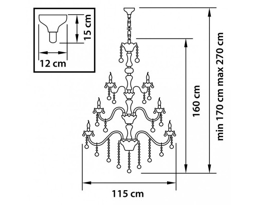 Оформить заказ Подвесная люстра Lightstar 738302| VIVID-LIGHT.RU