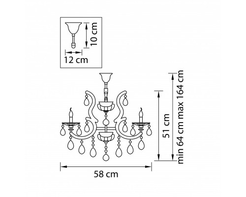 Купить Подвесная люстра Lightstar 698065| VIVID-LIGHT.RU