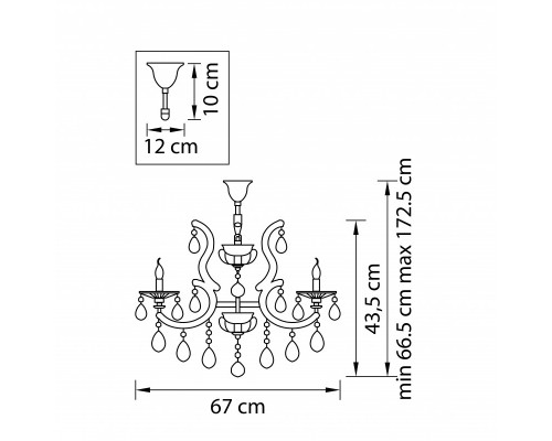 Купить Подвесная люстра Lightstar 698085| VIVID-LIGHT.RU