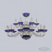 Оформить заказ Подвесная люстра Bohemia Ivele Crystal 1308/12+6/360/2d G Cl/Clear-Blue/H-1I| VIVID-LIGHT.RU