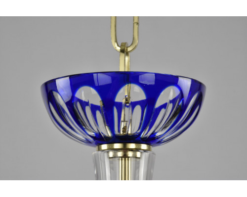 Сделать заказ Подвесная люстра Bohemia Ivele Crystal 1308/12+6/360/2d G Cl/Clear-Blue/H-1I| VIVID-LIGHT.RU
