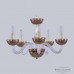 Купить Подвесная люстра Bohemia Ivele Crystal 1310/5/165 G Cl/Shampan/M-1F| VIVID-LIGHT.RU