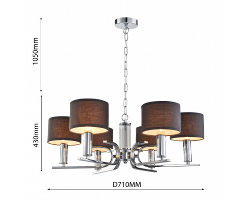 Купить Подвесная люстра Favourite 2599-6P| VIVID-LIGHT.RU