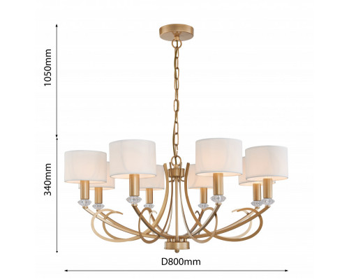 Заказать Подвесная люстра Favourite 2600-8P| VIVID-LIGHT.RU