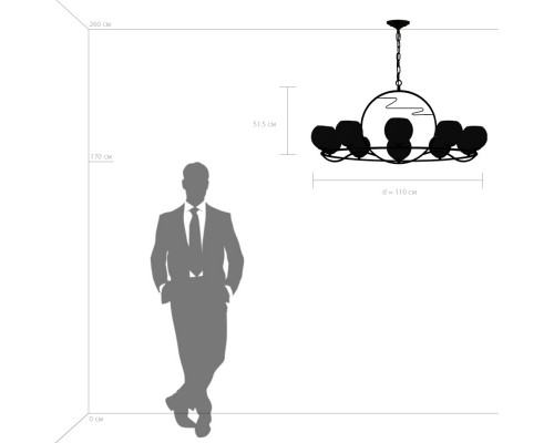 Заказать Подвесная люстра Lightstar 762117| VIVID-LIGHT.RU