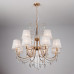 Оформить заказ Подвесная люстра Eurosvet 10087/12 золото/прозрачный хрусталь Strotskis| VIVID-LIGHT.RU