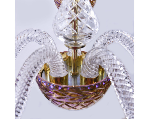 Купить Подвесная люстра Bohemia Ivele Crystal 1310/5/165 G Cl/Shampan/M-1F| VIVID-LIGHT.RU