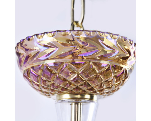 Купить Подвесная люстра Bohemia Ivele Crystal 1310/5/165 G Cl/Shampan/M-1F| VIVID-LIGHT.RU