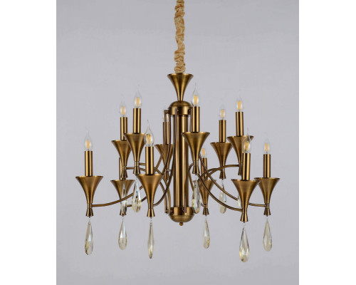 Оформить заказ Подвесная люстра Lumina Deco LDP 1230-12 MD| VIVID-LIGHT.RU