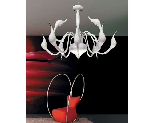 Купить Подвесная люстра Lumina Deco LDP 6028-12 WT| VIVID-LIGHT.RU