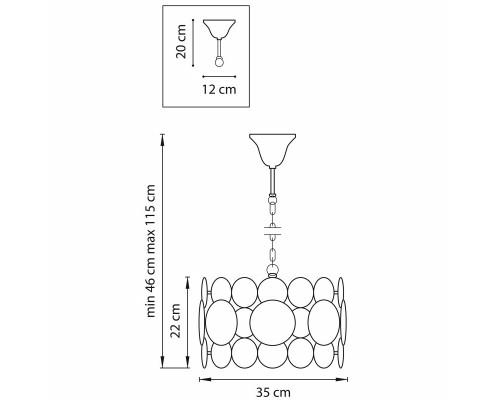 Оформить заказ Подвесная люстра Lightstar 797047| VIVID-LIGHT.RU
