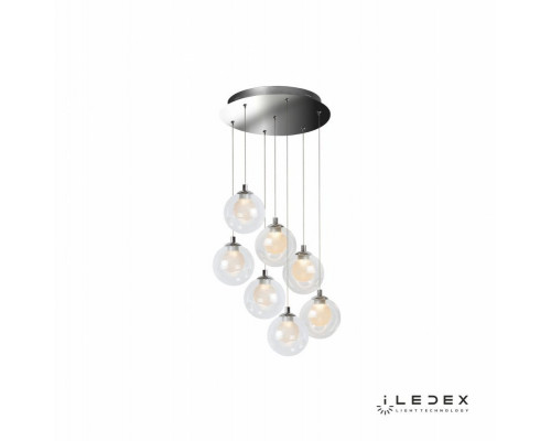 Сделать заказ Подвесная люстра iLedex C4492-7R CR| VIVID-LIGHT.RU