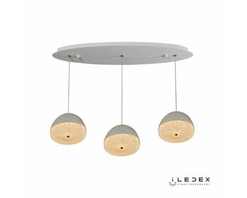 Сделать заказ Подвесная люстра iLedex WLD8885-3A WH| VIVID-LIGHT.RU