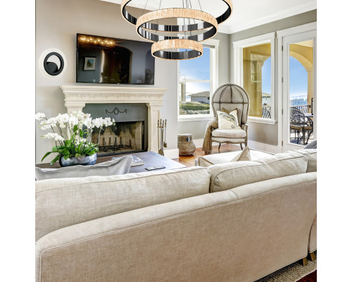 Купить Подвесная люстра iLedex MD7212-90A CR| VIVID-LIGHT.RU