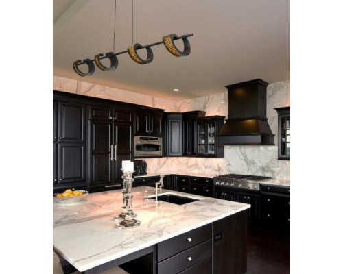 Купить Подвесная люстра iLedex X154448 BK| VIVID-LIGHT.RU