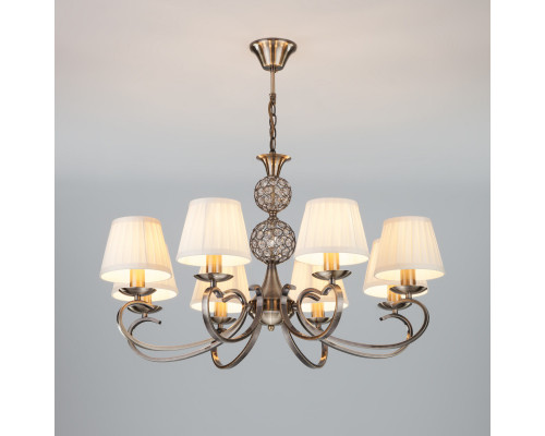 Купить Подвесная люстра Eurosvet 60089/8 античная бронза| VIVID-LIGHT.RU