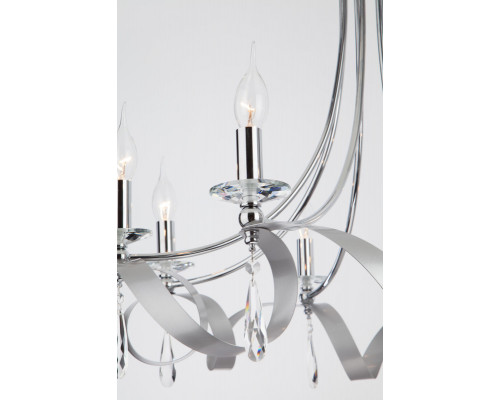 Сделать заказ Подвесная люстра Eurosvet 60064/8 хром| VIVID-LIGHT.RU