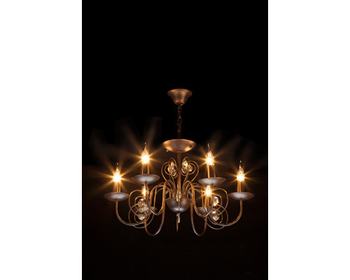 Заказать Подвесная люстра Eurosvet 60018/6 черный с золотом| VIVID-LIGHT.RU